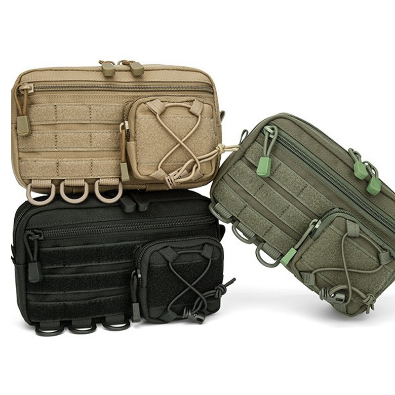 Edc Carry Pocket - Tactical Molle Horizontal Admin Pouch with