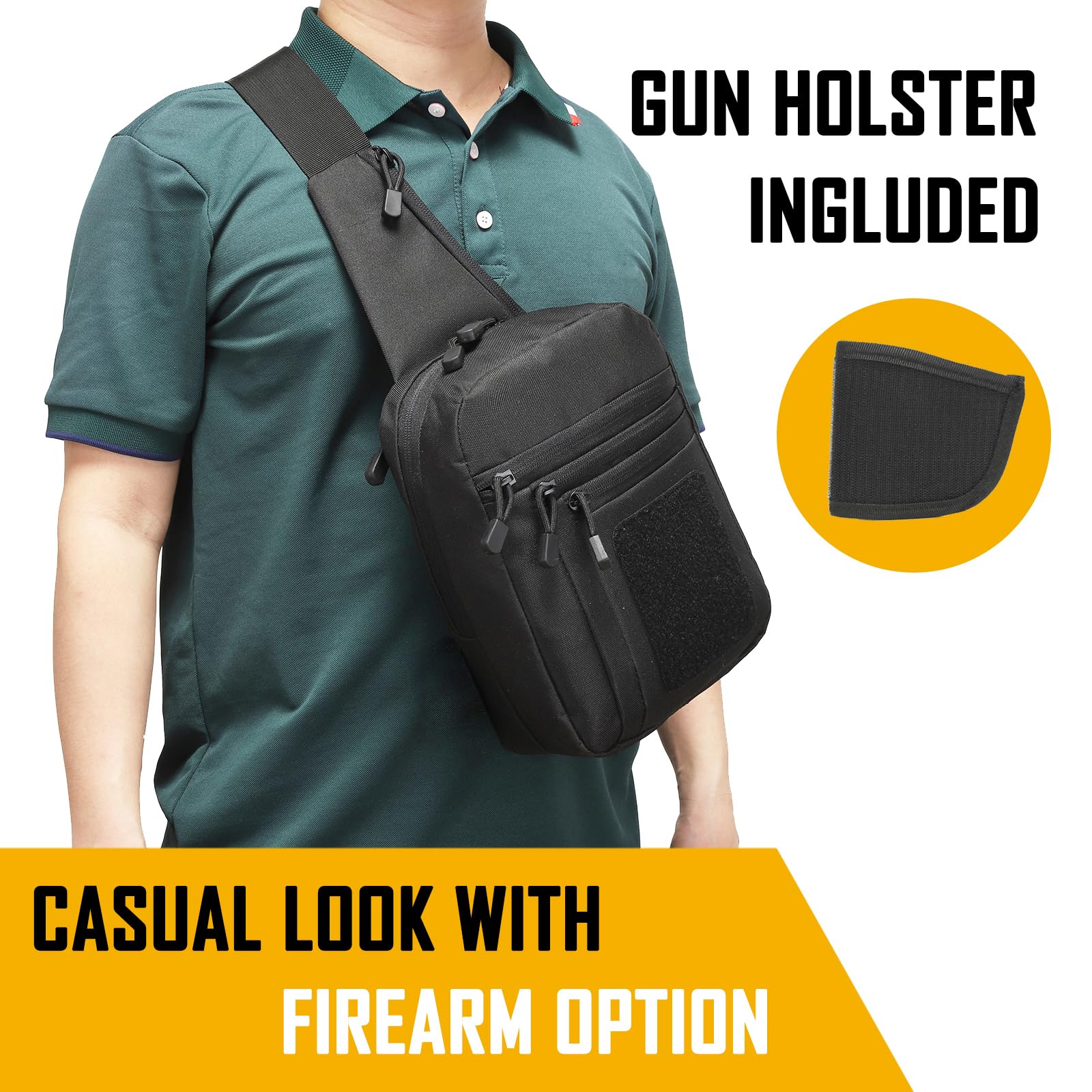 Concealed Carry Crossbody Bag  - Edc Carry Handgun 评论和价格
