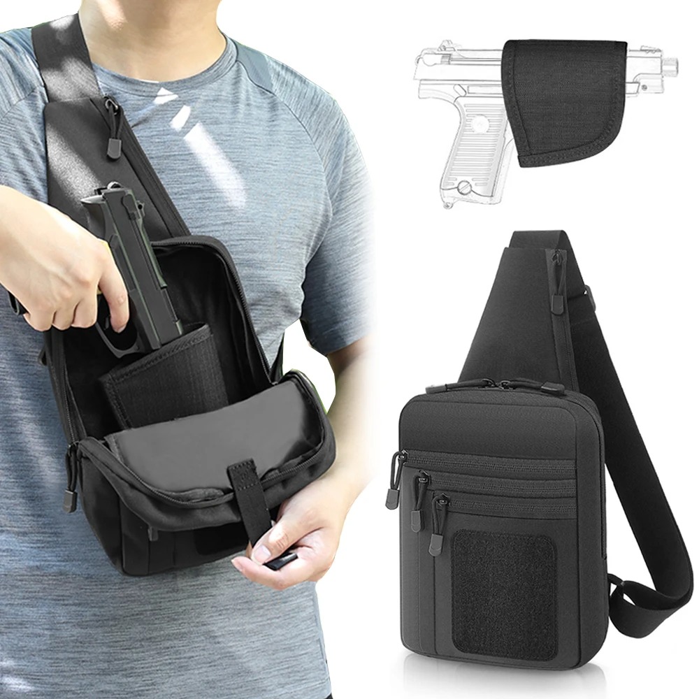Tactical Pistol Gun Bag Concea - Edc Carry Handgun 评论和价格