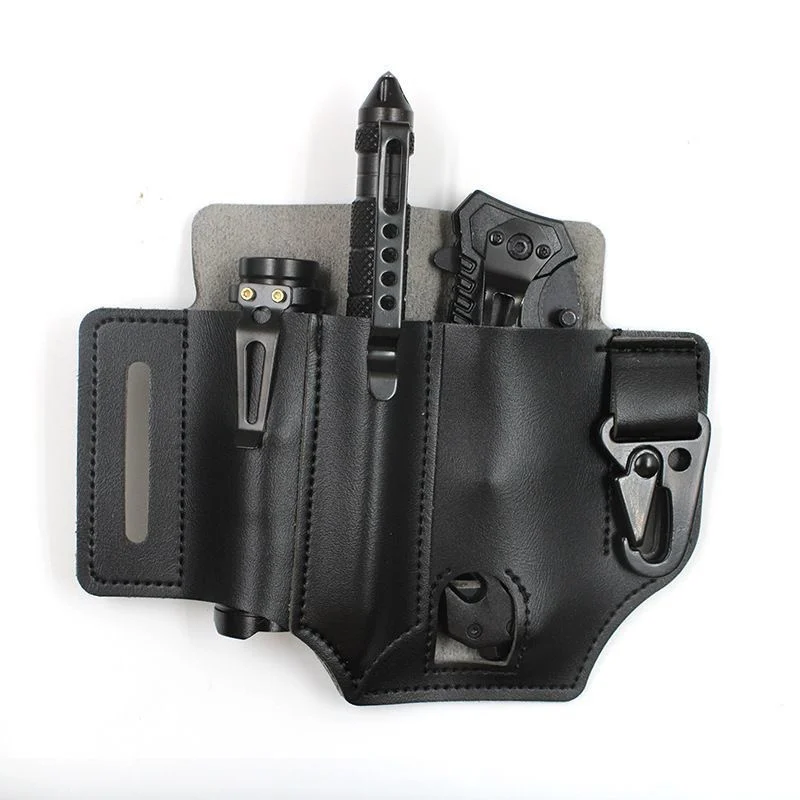 EDC PU Leather Tool Pouch Mult - Edc Carry Belt Leather 评论和价格