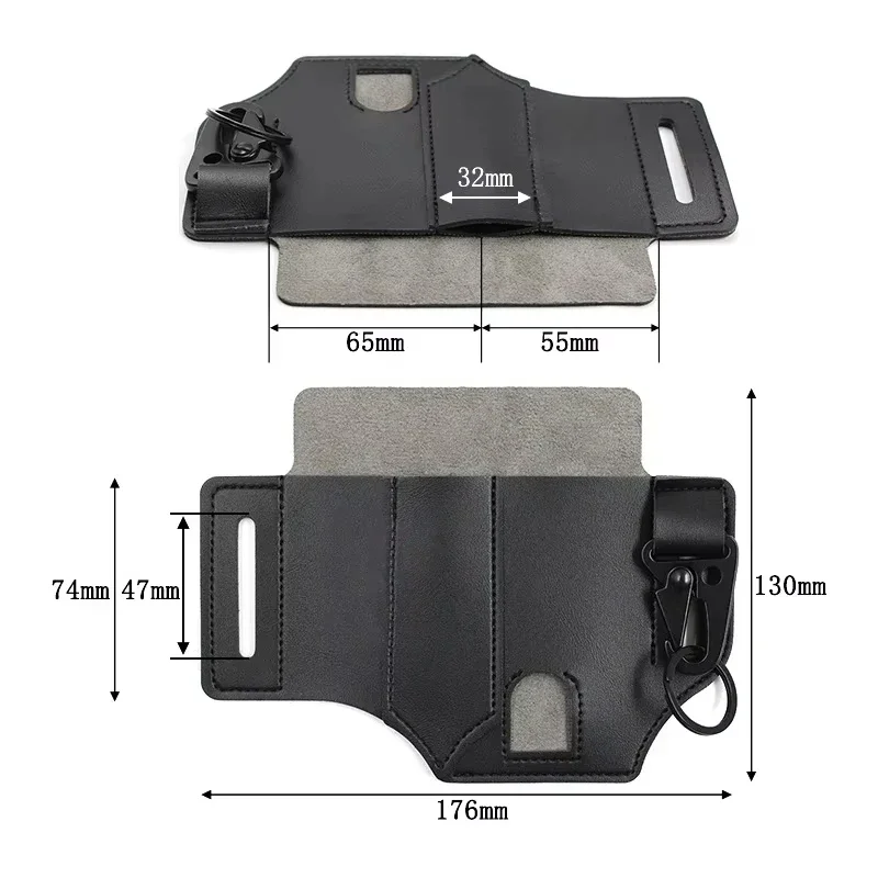 EDC PU Leather Tool Pouch Mult - Edc Carry Belt Leather 评论和价格