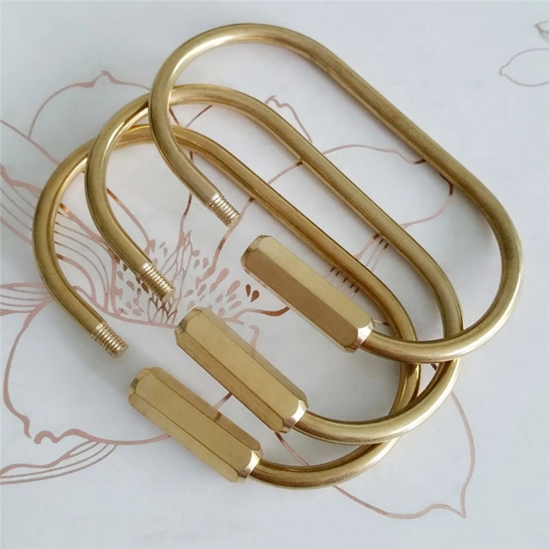 Solid Brass Screw Lock Keychai - Edc Car Carry 评论和价格