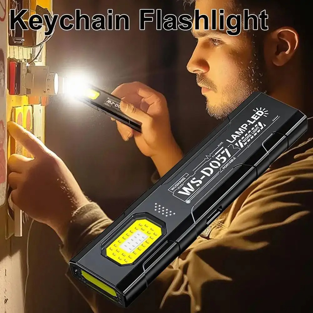 Powerful Mini COB Keychain Fla - Keychain Flashlight 评论和价格