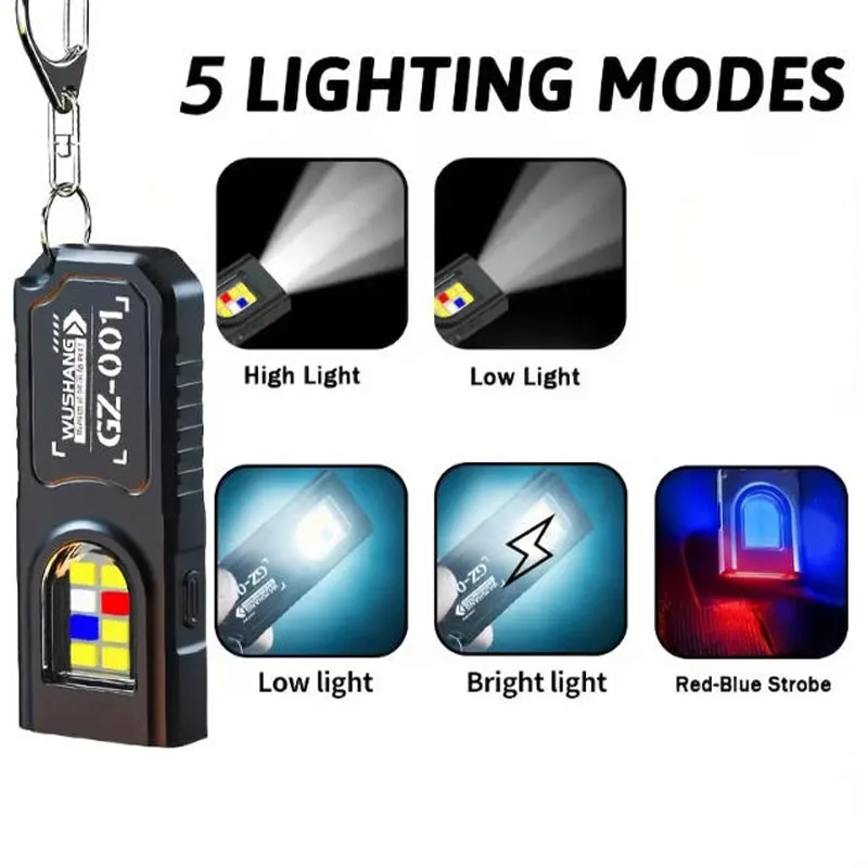 LED Keychain Flashlight Type C - Keychain Flashlight 评论和价格