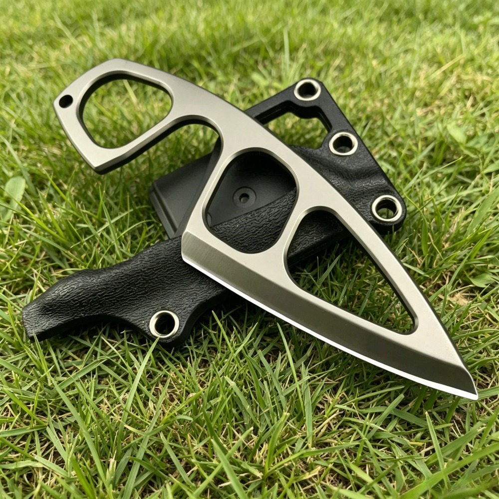 High Hardness Neck Knife 440C  - Edc Fixed Blade Deep Carry 评论和价格