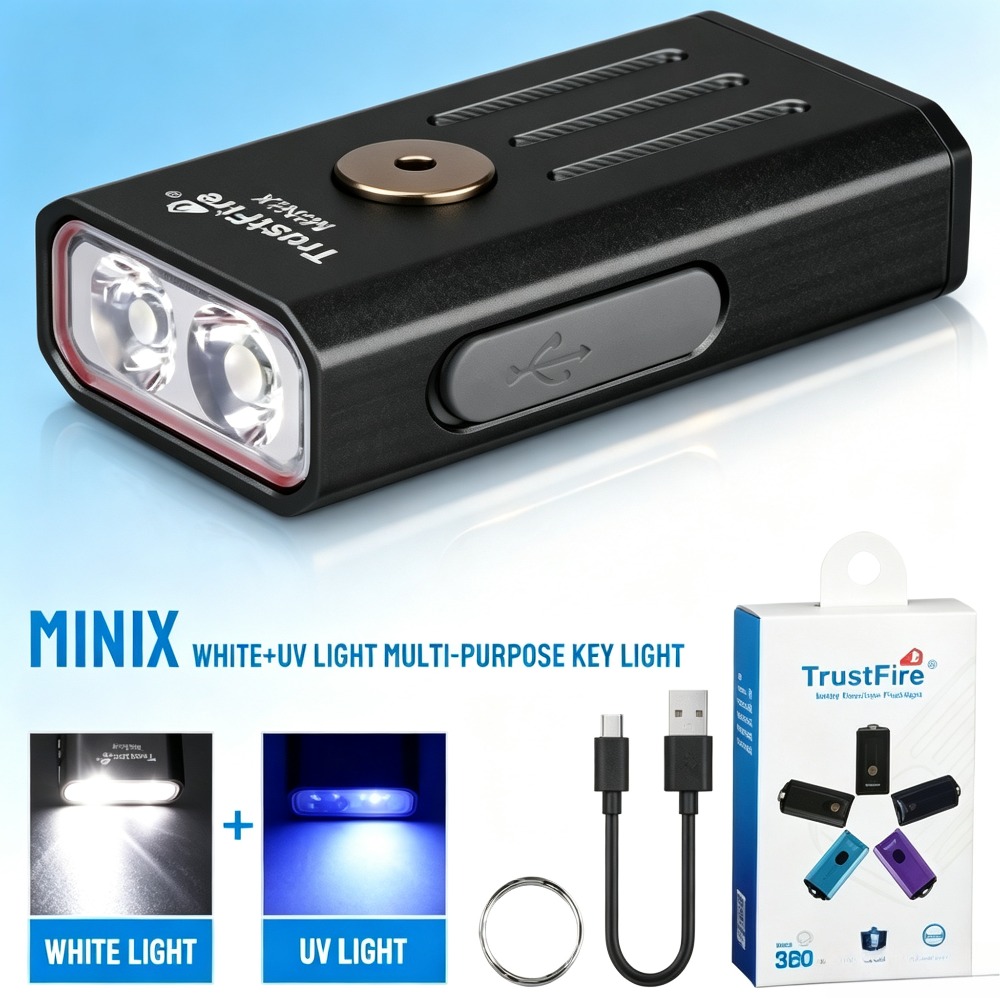 Mini EDC Keychain Flashlight 3 - Edc Carry Flashlight 评论和价格