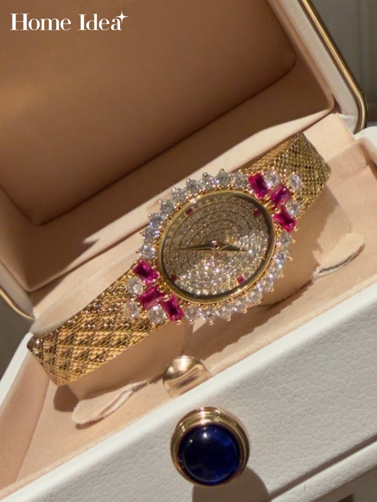 Vintage Ladies Oval Shape Quar - Watch Winder Compact 评论和价格