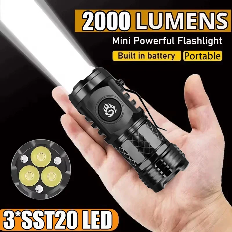 High Strong Power Tactical Fla - Keychain Flashlight 评论和价格