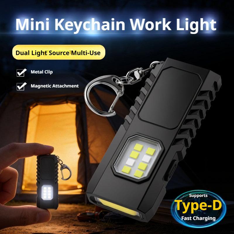 Mini Edc Keychain Flashlight U - Keychain Flashlight 评论和价格
